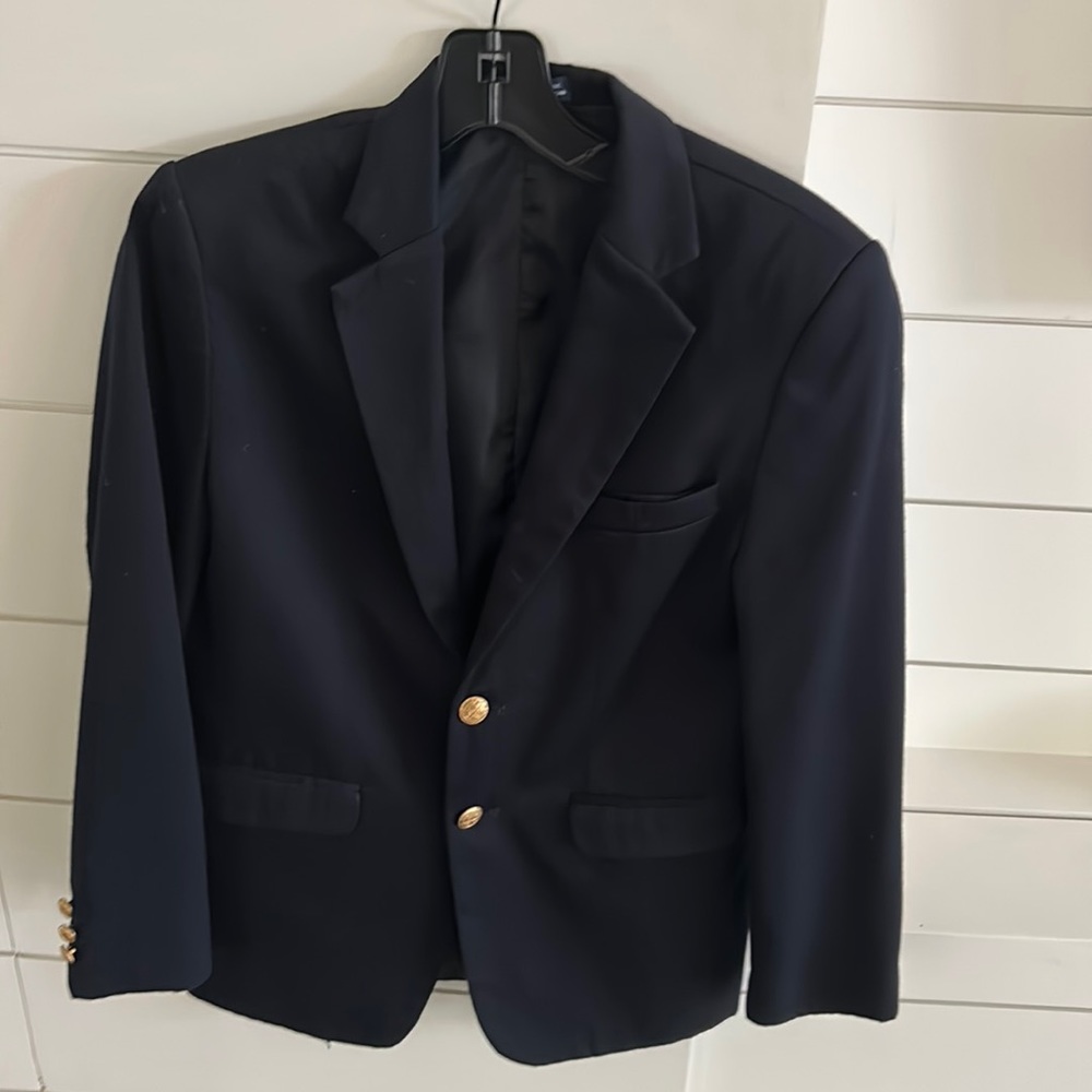 Navy classic boys Izod jacket / blazer perfect for holiday or occasions